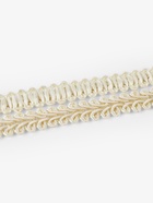 Тесьма декоративная «Шанель», 10 мм, 10±1 м, бежевая - Фото 2