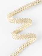 Тесьма декоративная «Шанель», 10 мм, 10±1 м, бежевая - Фото 3