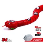 Змея радиоуправляемая «Джунгли», работает от аккумулятора, цвет красный - Фото 1