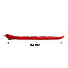 Змея радиоуправляемая «Джунгли», работает от аккумулятора, цвет красный - Фото 2