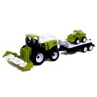 Комбайн инерционный «Фермер», с трактором и прицепом, МИКС - фото 3981786