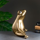 Фигура "Лягушка" бронза, 28см - фото 21453719