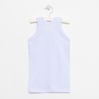 Майка детская, цвет белый, рост 122-128 см - фото 21838289