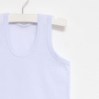 Майка детская, цвет белый, рост 128-134 см - фото 24542805