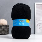 Пряжа Аля (Alya) 50% акрил,50% шерсть 185м/100гр (черный 1) 7585038 - фото 9523850