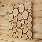 Панно из можжевельника 52×52 см - фото 40528462