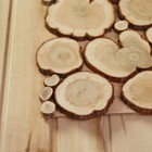 Панно из можжевельника 52×52 см - фото 40528463