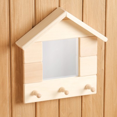 Зеркало "Домик" малый, 32х36х7