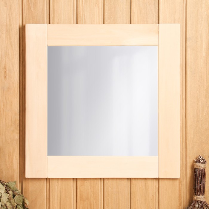Зеркало "Легкое" (тонкая рамка), 50х50х1,5 - Фото 1