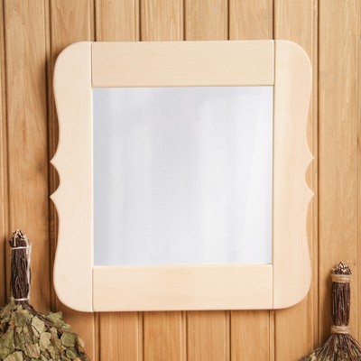 Зеркало «Резное», липа, 50×53×3 см, в деревянной раме