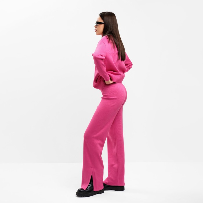 Костюм женский (джемпер и брюки) MIST, р. 44-46, розовый 52486