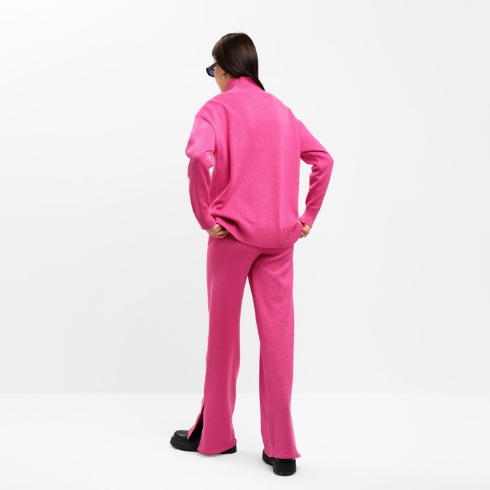 Костюм женский (джемпер и брюки) MIST, р. 44-46, розовый 52486