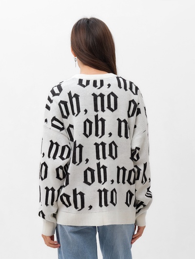 Джемпер женский MIST Knitwear, размер 40-42, белый