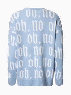 Джемпер женский MIST Knitwear, размер 48-50, голубой