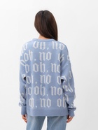 Джемпер женский MIST Knitwear, размер 48-50, голубой - Фото 7