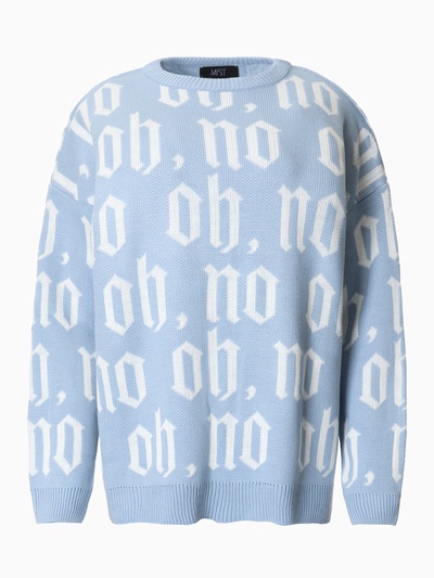 Джемпер женский MIST Knitwear, размер 48-50, голубой