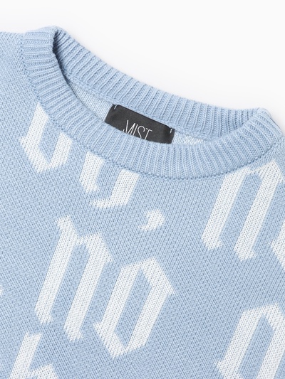 Джемпер женский MIST Knitwear, размер 48-50, голубой