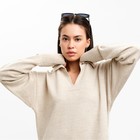 Костюм женский (джемпер, брюки) MIST, размер 40-42, бежевый - Фото 6