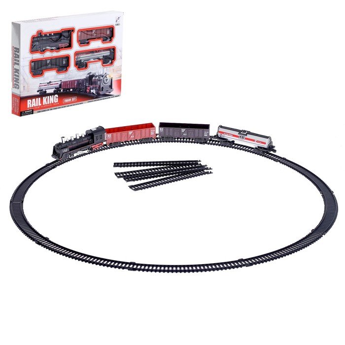 УЦЕНКА Железная дорога «Классик», протяжённость пути 2.36 м (помята упаковка) - Фото 1