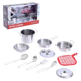 {{photo.Alt || photo.Description || 'УЦЕНКА Набор металлической посуды «Готовим ужин», 11 предметов (помята упаковка)'}}