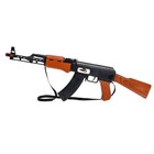 Автомат АК-47, свет, звук, работает от батареек, уценка (помята упаковка) - Фото 2
