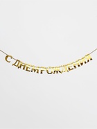 Гирлянда на ленте металлик «С Днем рождения» золотая, длина 140 см - Фото 2