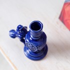 Подсвечник "Священный", синий, керамика, 7 см - Фото 6
