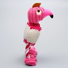 Игрушка текстильная "Веселый фламинго", 28 х 6 см 7112293 - фото 16015526