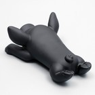 Игрушка пищащая "Свинья" для собак, 13 см, чёрная - Фото 2