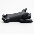 Игрушка пищащая "Свинья" для собак, 13 см, чёрная - Фото 3