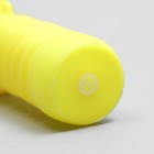 Игрушка пищащая "Зубная щётка" для собак, 15 х 5 см, жёлтая - Фото 3