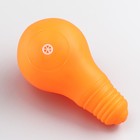 Игрушка пищащая "Лампочка" для собак, 10,5 x 6 см, оранжевая - Фото 3