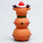 Игрушка для собак пищащая «Оленёнок 3Х»,12×6 см - Фото 4