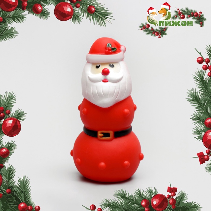 Игрушка для собак пищащая «Мороз 3Х», 12.5×6 см - Фото 1