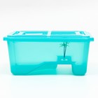 Отсадник для черепах «Озеро» с крышкой, 33×23.5×14 см - Фото 3