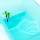 Отсадник для черепах «Озеро» с крышкой, 33×23.5×14 см - Фото 7