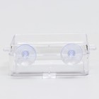 Кормушка NomoyPet для террариума на присосках, 10×4×7.5 см - Фото 3