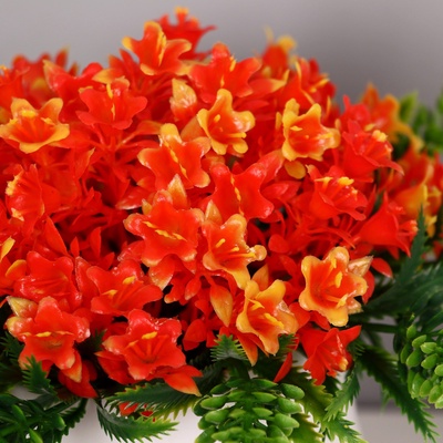 Искусственный цветок в горшке «Гиацинт», 9×12 см, МИКС