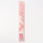 Ошейник с подвесом Made with love 31x1 см, розовый - фото 24116643