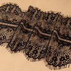 Кружево реснички, 190 мм, 3±0.5 м, чёрное - Фото 3