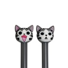 Ручка-прикол Calligrata «Котенок», синий стержень, гелевая, МИКС - Фото 8