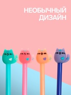 Ручка-прикол Calligrata «Кошка», синий стержень, гелевая, МИКС - Фото 2