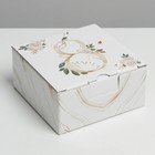 Коробка подарочная сборная, упаковка, «8 марта», 15 х 15 х 7 см - фото 6523636