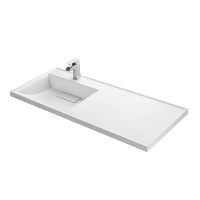 Раковина AQUATON Лондри 1050 белая левая 1A72833KLH01L