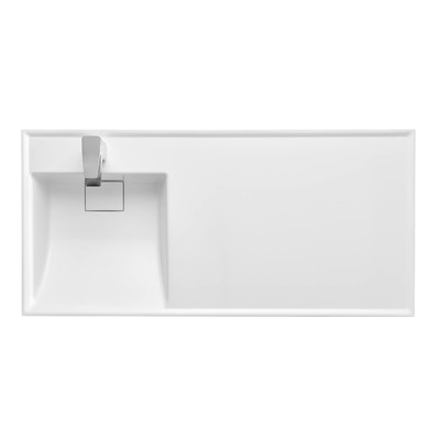 Раковина AQUATON Лондри 1050 белая левая 1A72833KLH01L