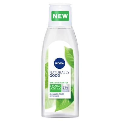 Очищающий тоник для лица Nivea «NATURALLY GOOD» для всех типов кожи, 200 мл