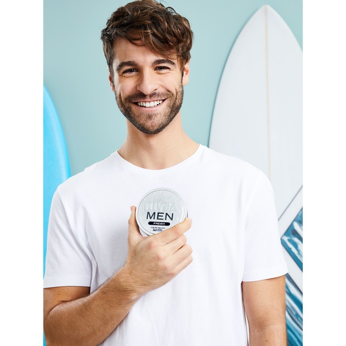 Увлажняющий гель для лица и рук Nivea MEN Fresh 3 в 1, для мужчин, 75 мл 25844