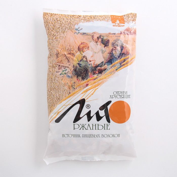 Отруби ржаные Лито с кальцием, 200 г - Фото 1