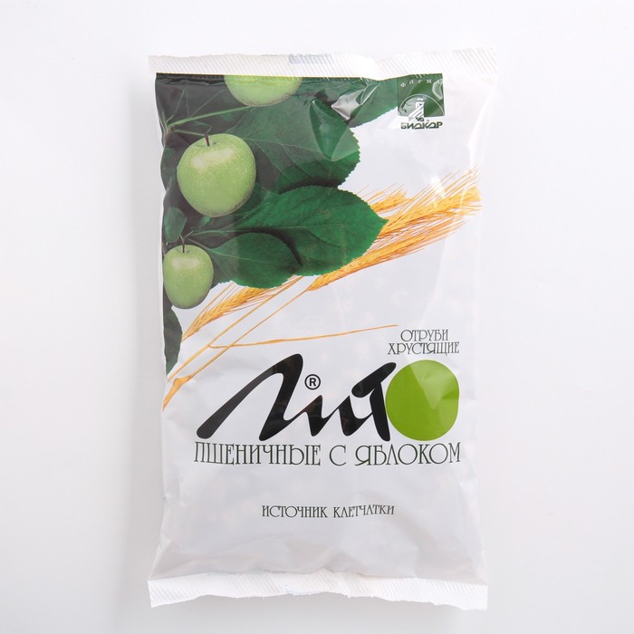 Отруби пшеничные Лито с кальцием и яблоком, 200 г - Фото 1