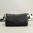 Сумка спортивная, отдел на молнии, наружный карман, длинный ремень, цвет чёрный - Фото 3